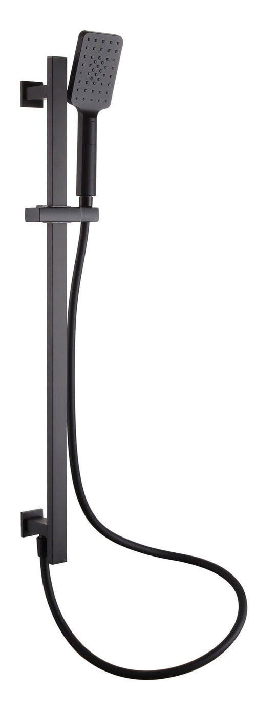 Shower slider rail kit - Matt Black (SH8343)