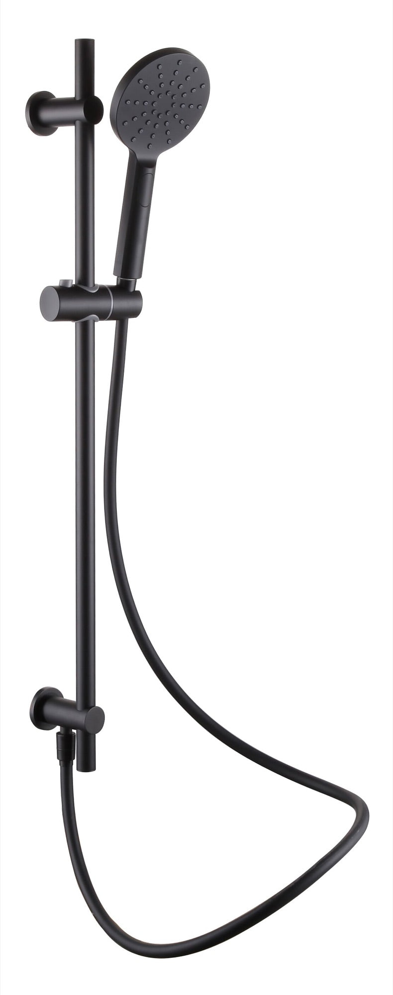 Shower slider rail kit - Matt Black (SH8345)