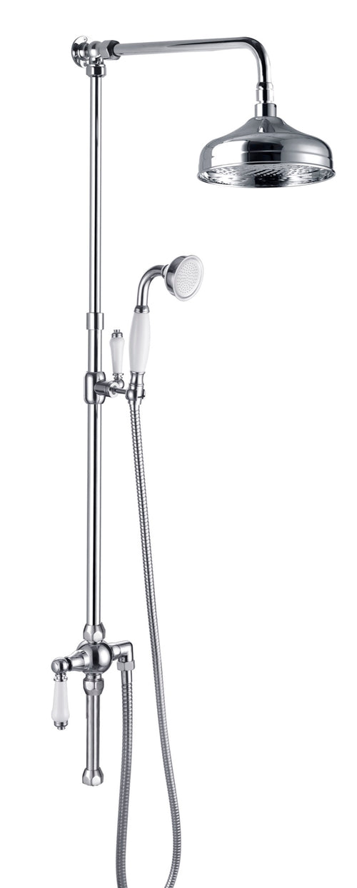 Traditional Rigid Riser Kit Diverter - Chrome (SH8357)