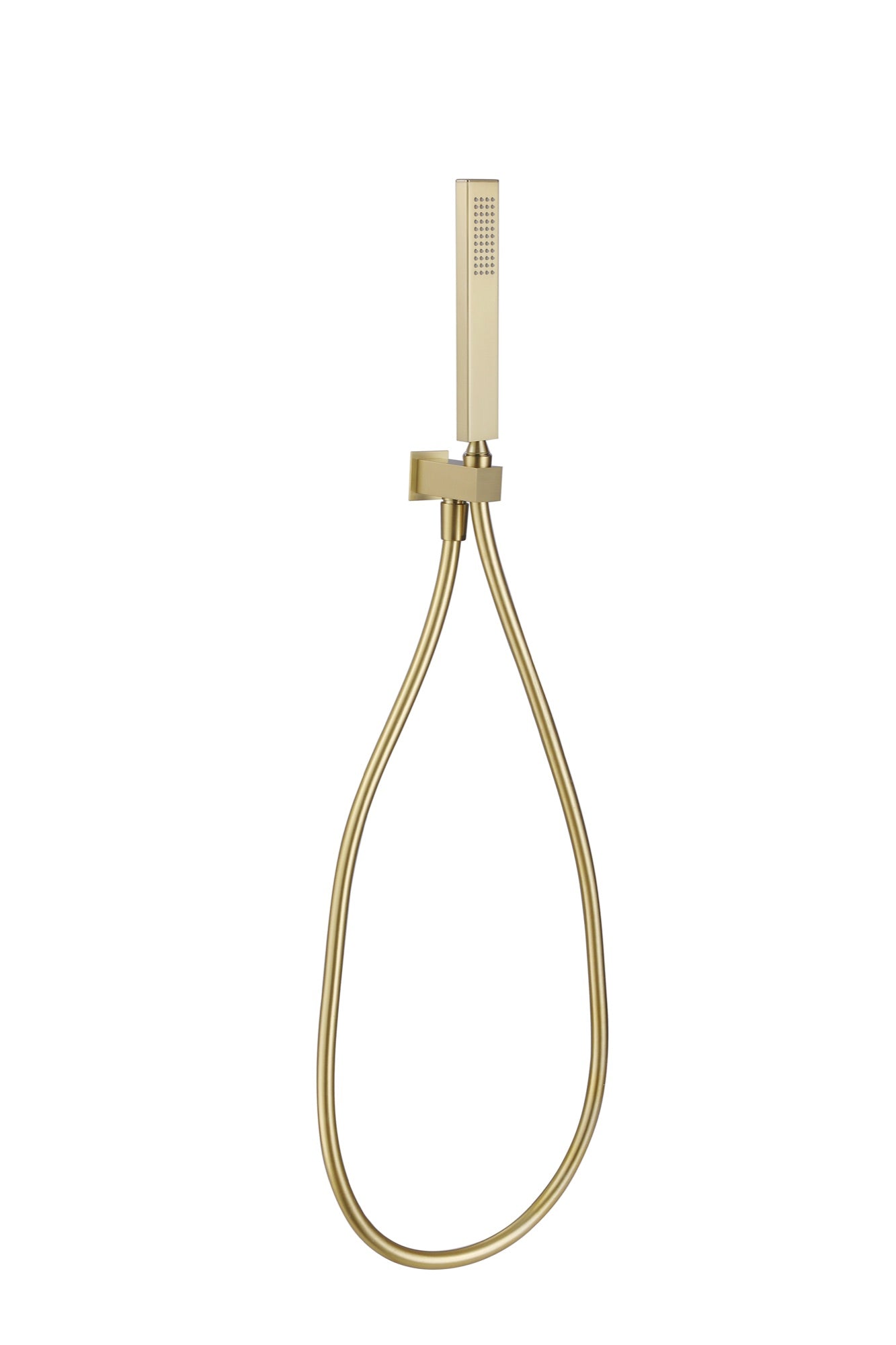 Brushed Brass Shower Handset Wall Bracket - Brushed Brass (SH8365)