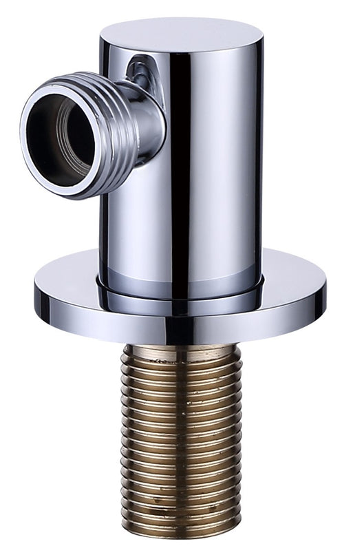 Round Wall Outlet Elbow - Chrome (SH8372)
