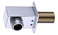 Square Wall Outlet Elbow - Chrome (SH8378)