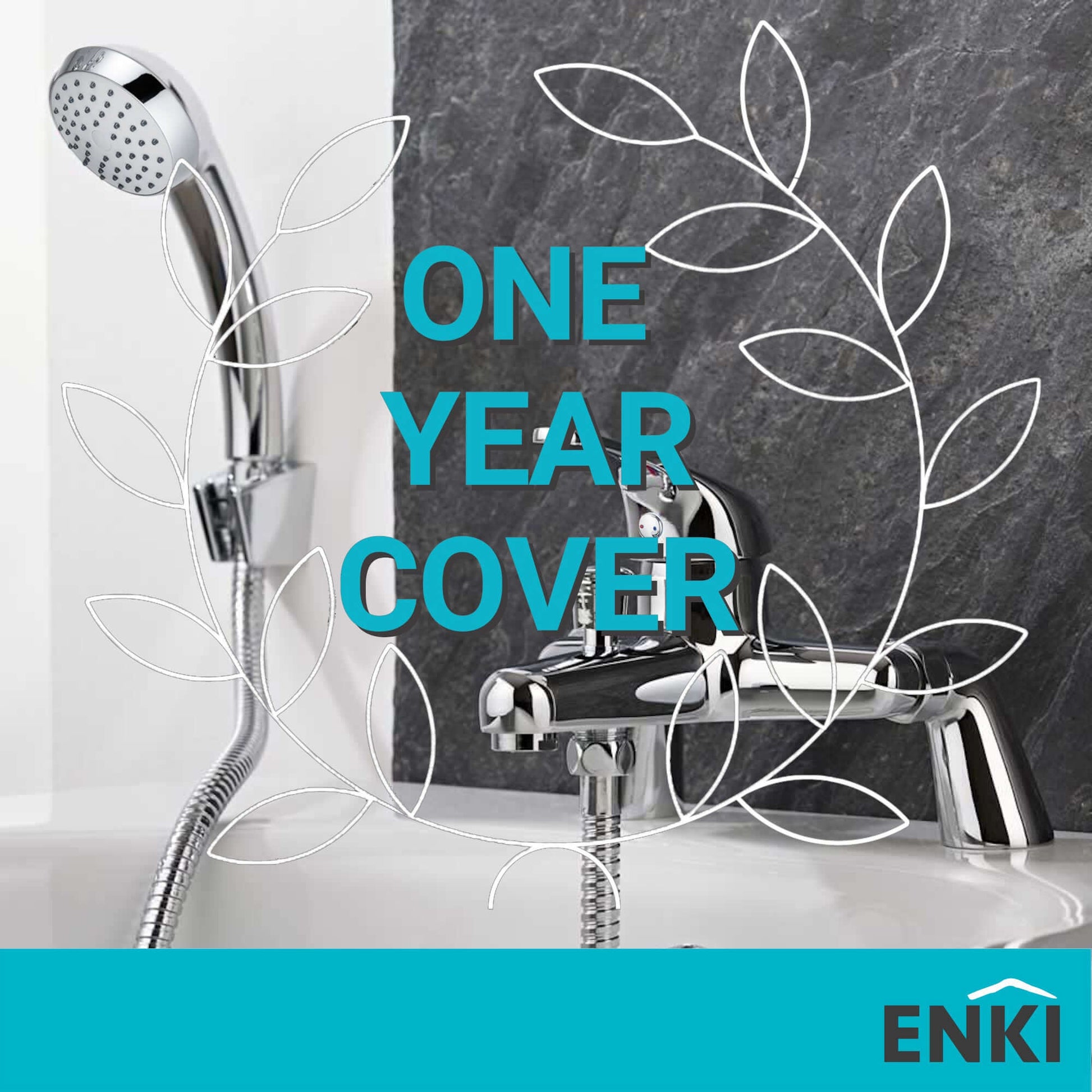 Buy Tate bath shower mixer tap - chrome Online UK | HOUSE OF ENKI