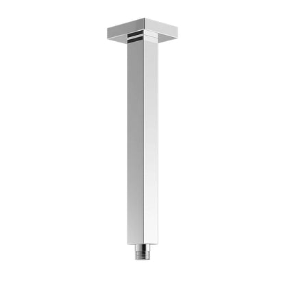 Buy Square vertical shower arm 180mm - chrome online UK