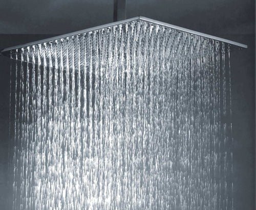 Buy Square vertical shower arm 180mm - chrome online UK