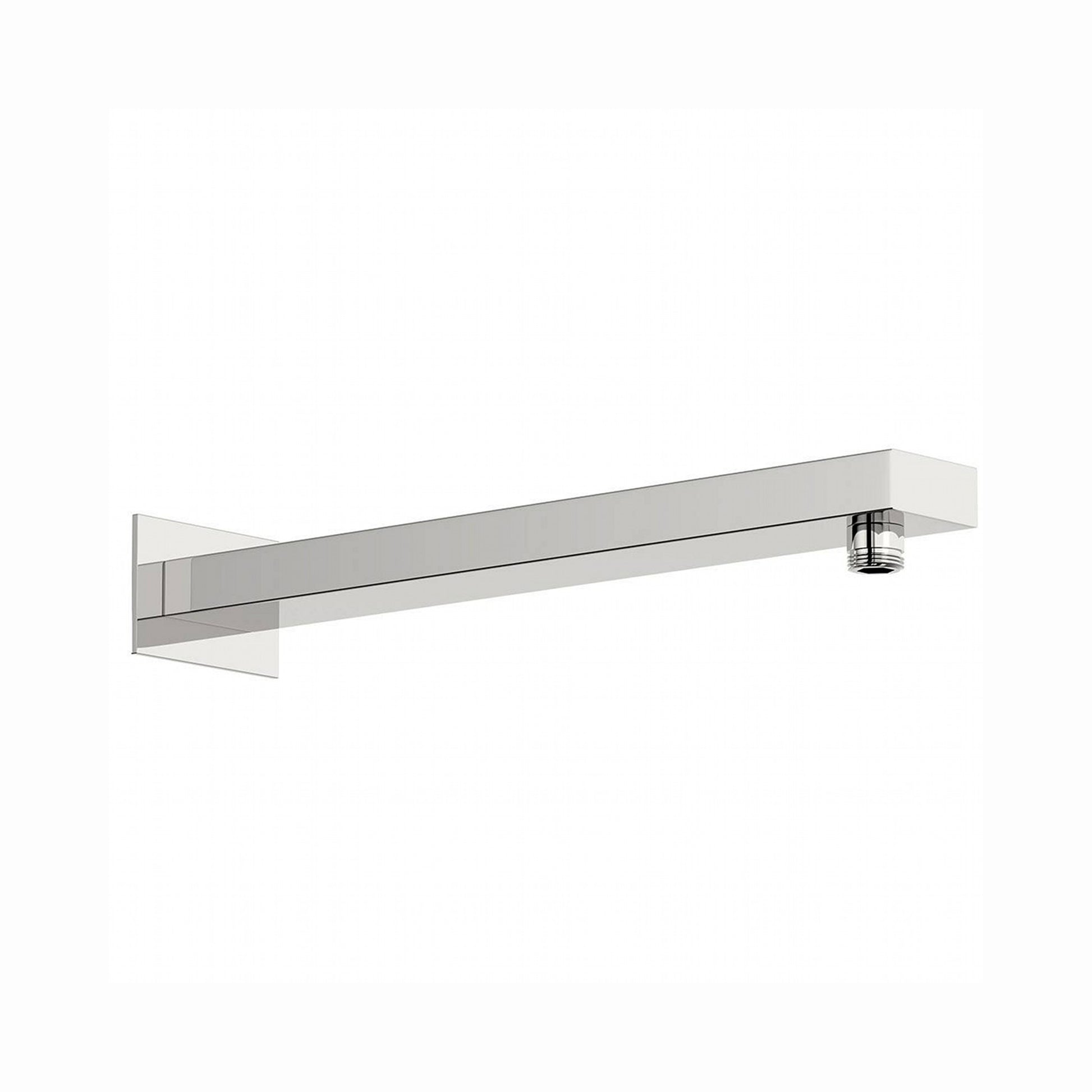 Square wall mounted shower arm chrome - 350mm - Showers