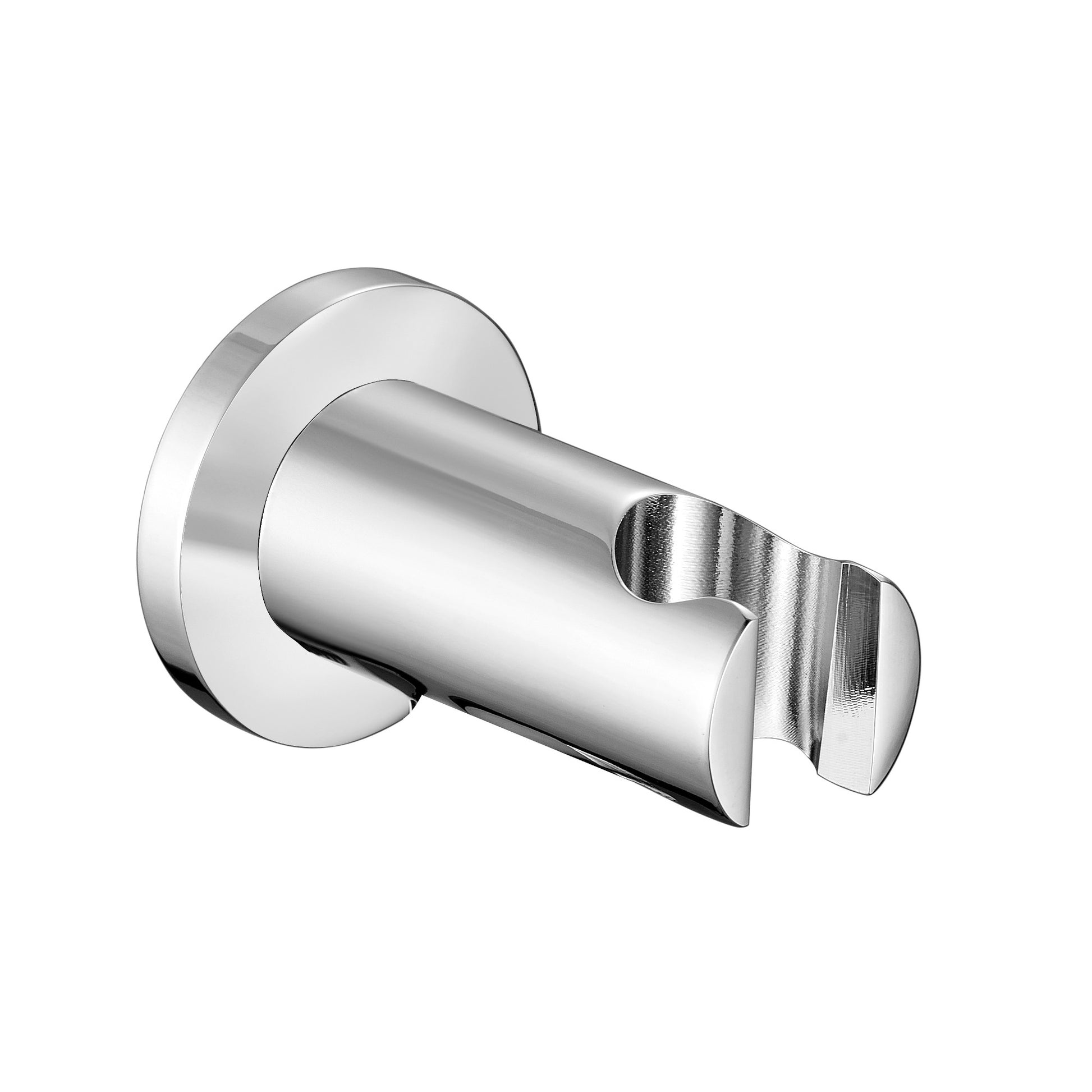Round wall bracket for shower heads solid brass - chrome - Showers