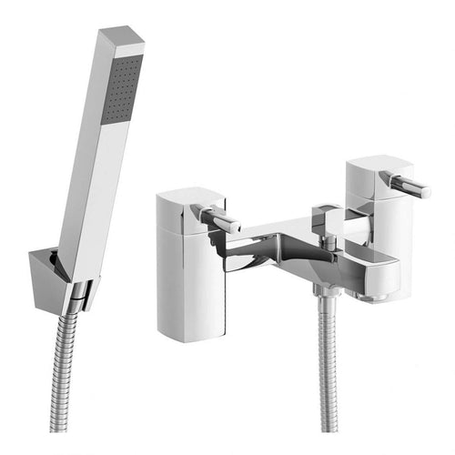 Buy Stella bath shower mixer tap + basin mixer tap pack - chrome online UK