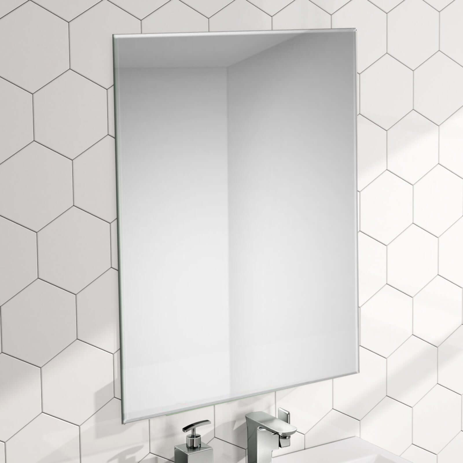 BokiHuk Black Anti-Fog Mirror for Bathroom（30x 20 Inch）