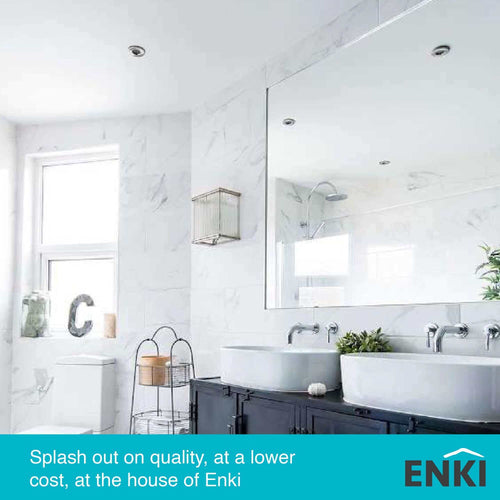 Buy Horizon frameless mirror polished edge 400mm - round online UK