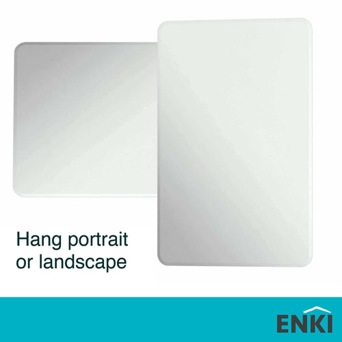 Buy Horizon Rounded frameless mirror polished edge (400 x 600mm) online UK