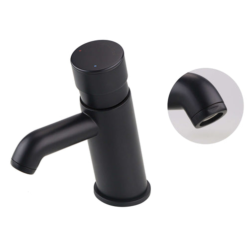 Buy Vision mono non concussive basin mixer tap modern - black online UK