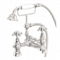 Camberley traditional bath shower mixer tap crosshead - chrome