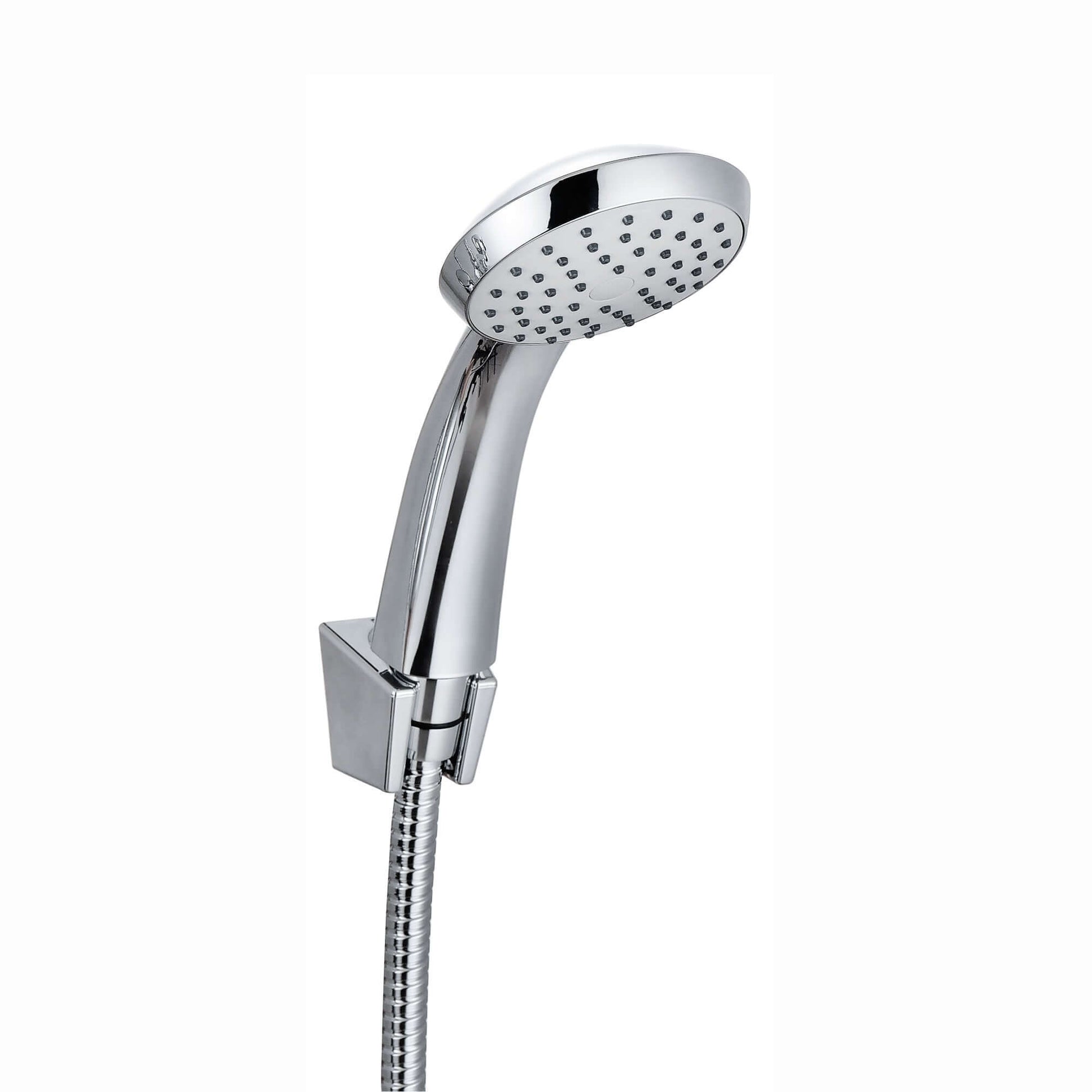 Quest bath shower mixer filler tap modern with knobs - chrome - Taps