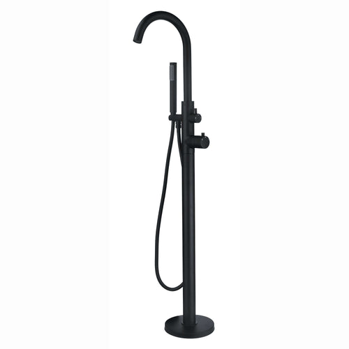 Buy Zara floorstanding bath shower mixer tap - matt black online UK