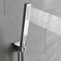 Square pencil design hand shower modern - chrome