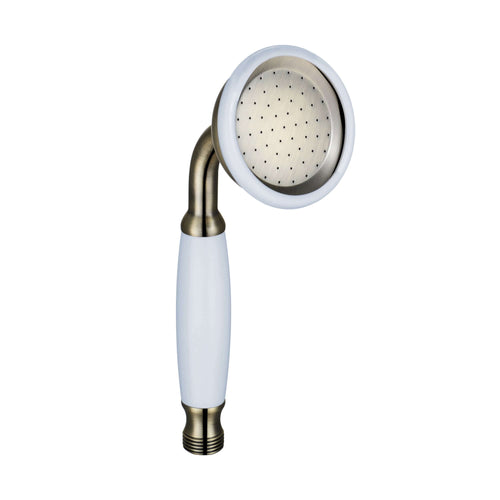 Buy Traditional hand shower ceramic brass - antique brass online UK