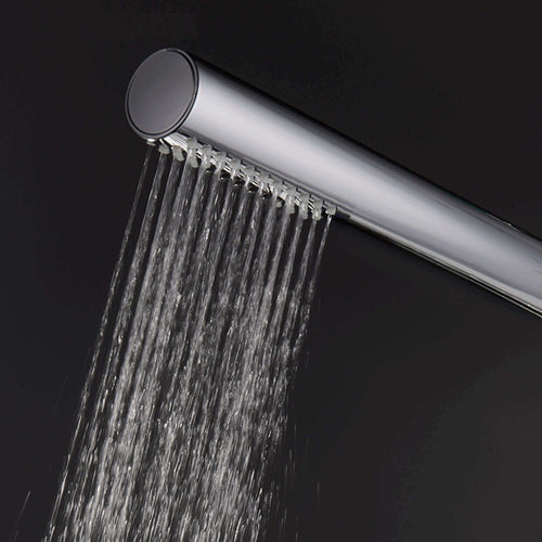 Buy Round pencil hand shower with rubber jets - chrome online UK