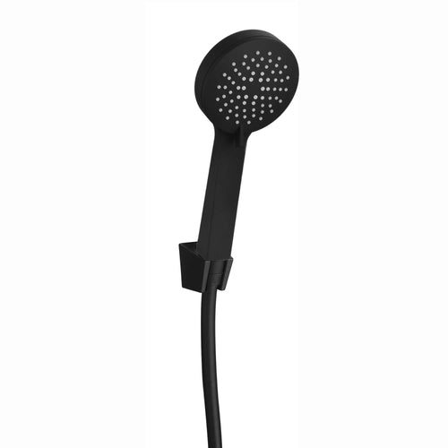 Buy Contemporary 3 Function Hand Shower Kit Incl. Hose And Wall Bracket - Black online UK