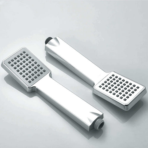 Buy Square Paddle Hand Shower Kit incl. Hose and Wall Bracket with Outlet - Chrome online UK