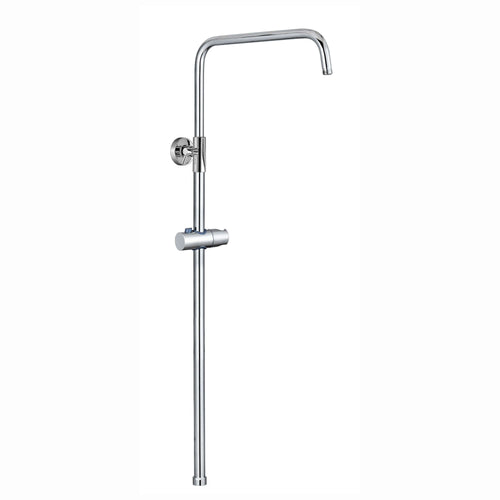 Buy Dune shower adjustable rigid riser rail angled stainless steel - chrome online UK
