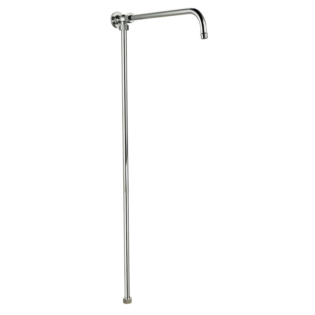 Downton shower rigid riser rail traditional brass - chrome at £79.99 ...