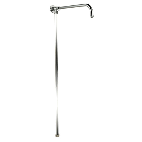 Buy Downton shower rigid riser rail traditional brass - chrome online UK