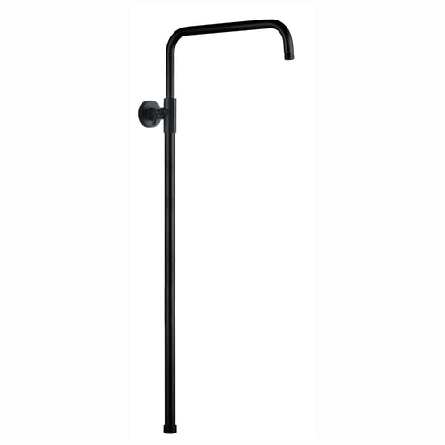 Buy Dune shower adjustable rigid riser rail angled stainless steel - black online UK
