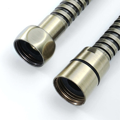 Buy Flex shower hose stainless steel 1.5m standard bore - antique brass online UK