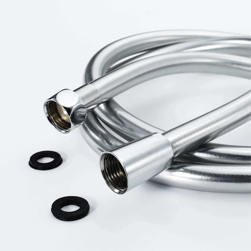 Buy PVC shower hose 1.5m - silver online UK