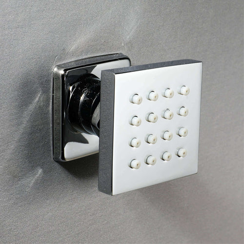 Buy Square shower body jet - chrome online UK