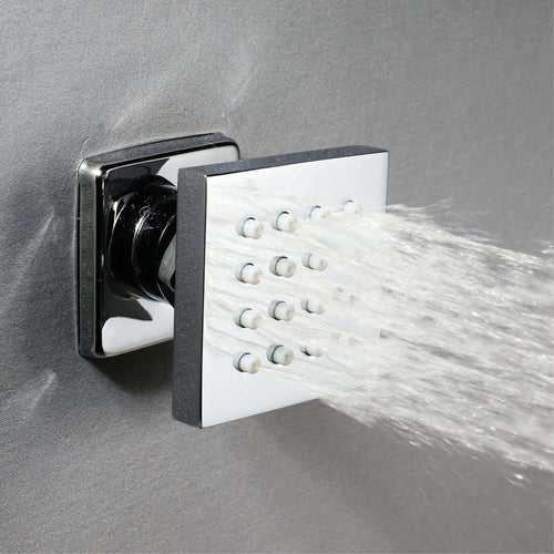Buy Square shower body jet - chrome online UK