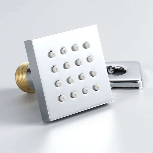 Buy Square shower body jet - chrome online UK