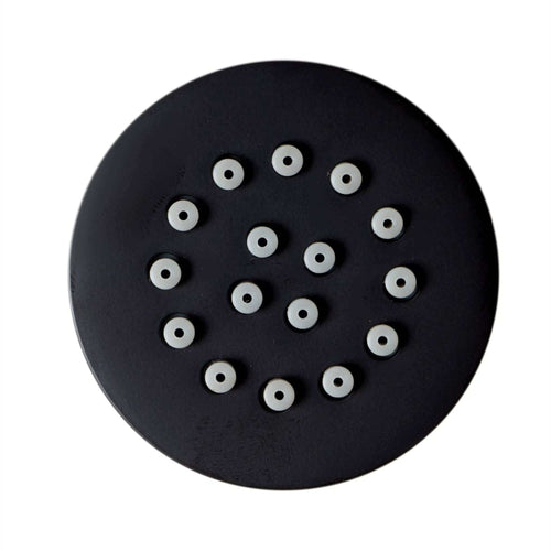 Buy Round shower body jet - matt black online UK
