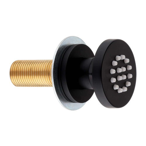 Buy Round shower body jet - matt black online UK