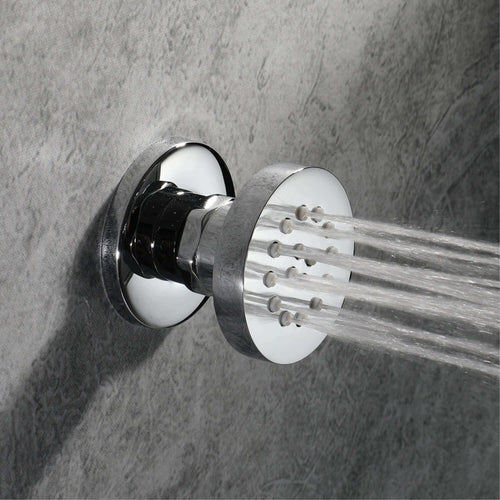 Buy 4 x round shower body jets - chrome online UK