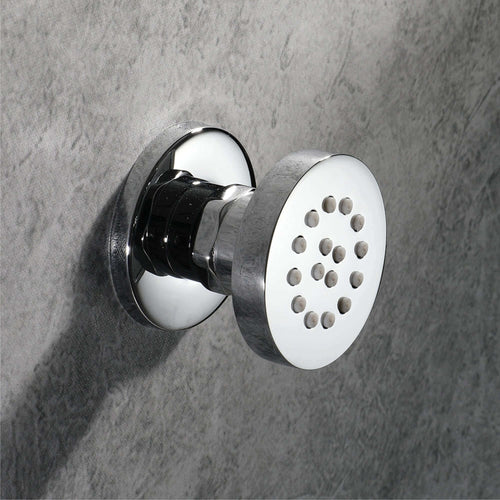 Buy 6 x round shower body jets - chrome online UK