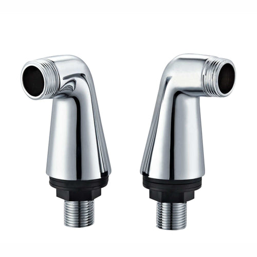 Buy Pair of standard bath tap legs for deck mounting - chrome online UK