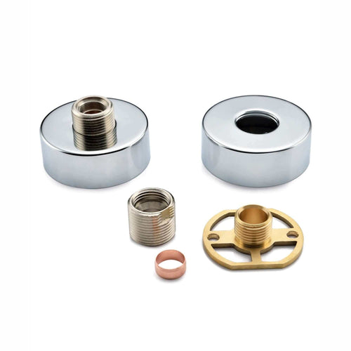 Buy Round easy fix kit bracket for bar shower valves - chrome online UK