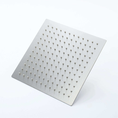 Buy Square ultra slim shower head stainless steel 300mm - chrome online UK