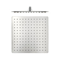 Square ultra slim shower head stainless steel 400mm - chrome - Showers