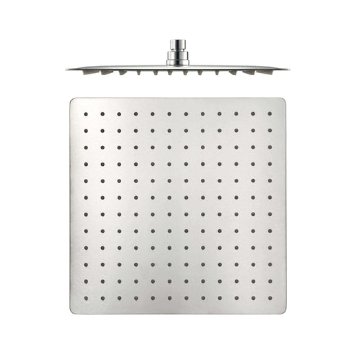 Buy Square ultra slim shower head stainless steel 400mm - chrome online UK