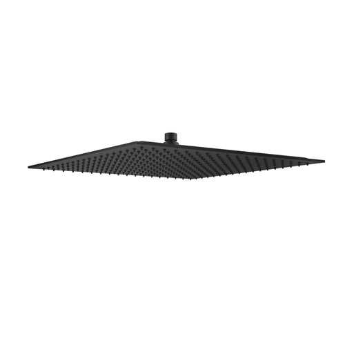 Buy Square ultra slim shower head stainless steel 400mm - matt black online UK