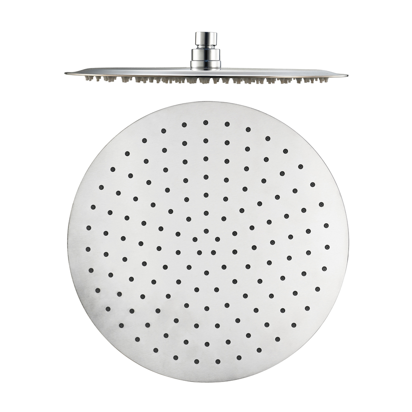 Round ultra slim shower head stainless steel 300mm - chrome - Showers