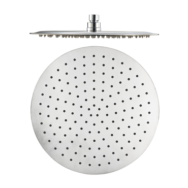 Round ultra slim shower head stainless steel 300mm - chrome - Showers