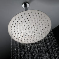 Round ultra slim shower head stainless steel 400mm - chrome - Showers