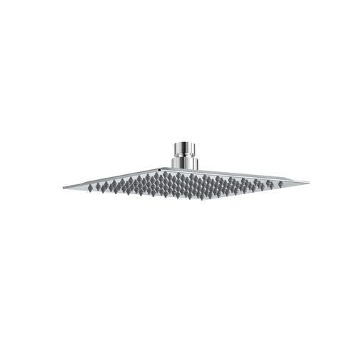Buy Square ultra slim shower head stainless steel 200mm - chrome online UK