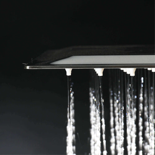Buy Square ultra slim shower head stainless steel 200mm - chrome online UK