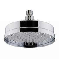 Traditional watercan shower head brass 8" - chrome