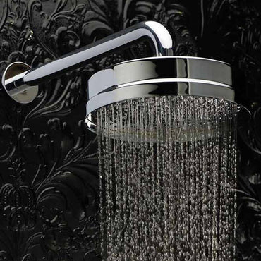 Traditional watercan shower head brass 8" - chrome